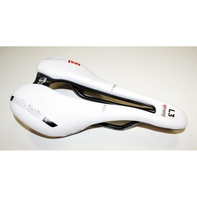 Selle Italia Siodło SELLE ITALIA SLR LADY BOOST TM SUPERFLOW S (id match - S3) manganese tube 7, białe, testowe (NEW)