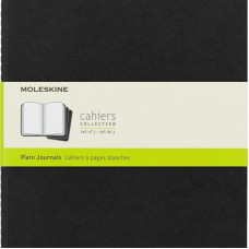 Moleskine Zestaw 3 Zeszytów MOLESKINE Cahier Journals XL (19x25cm) gładki, 120 stron, czarny