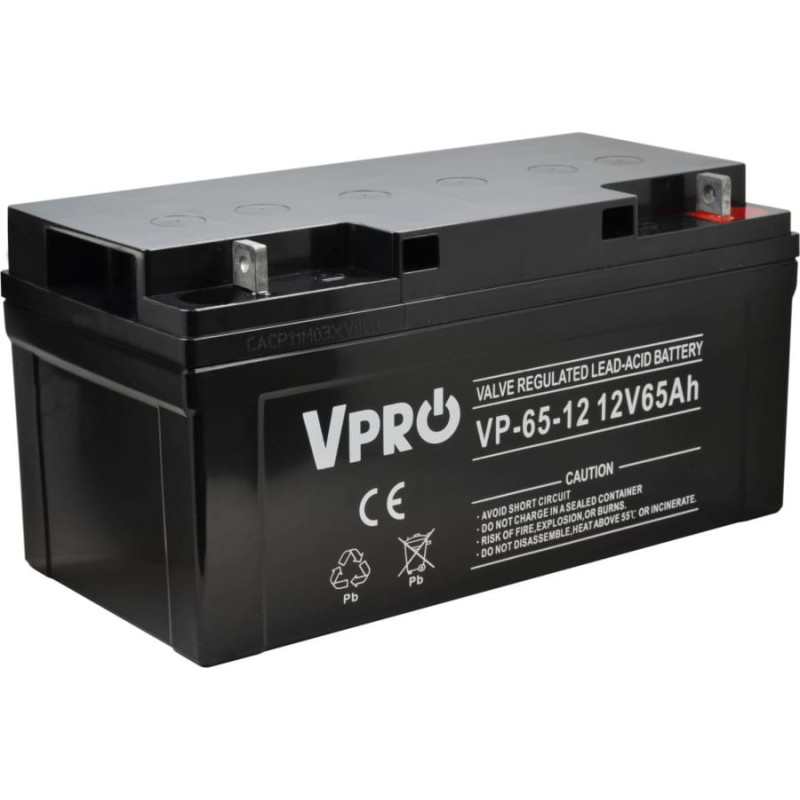 Volt Akumulator VPRO 12V/65Ah