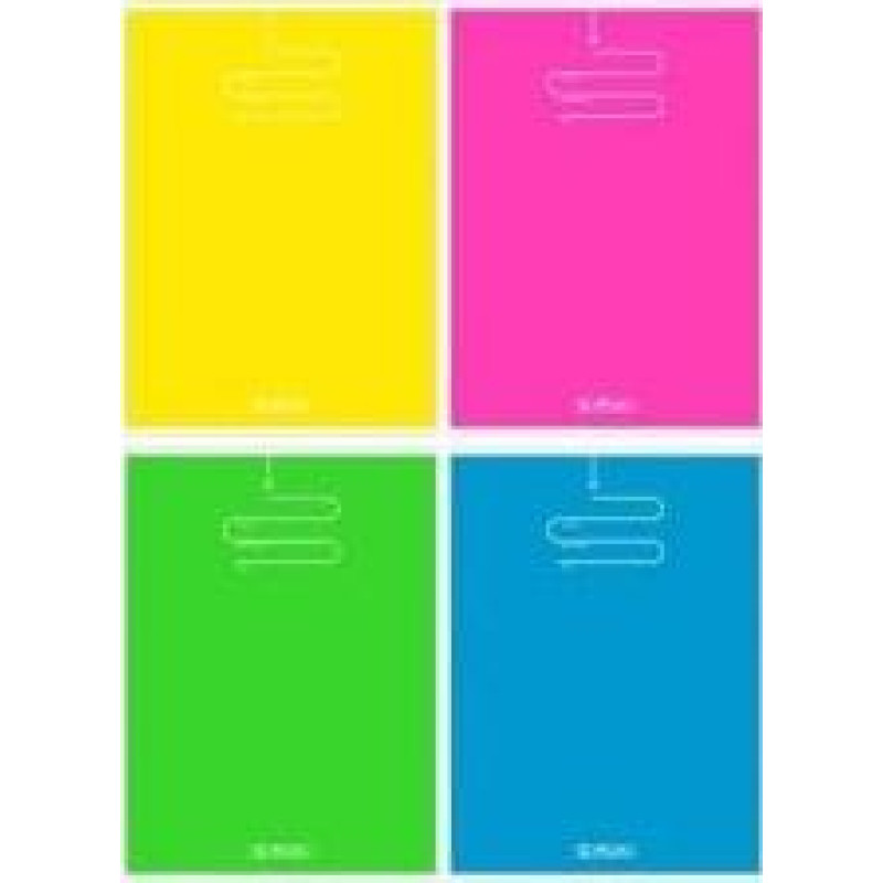 Herlitz Zeszyt B5/96K kratka Color Blocking (5szt)