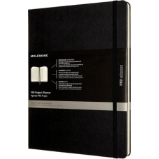 Moleskine Notes MOLESKINE PRO Project Planner XL (19x25 cm) twarda oprawa, czarny