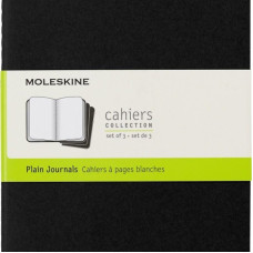 Moleskine Zestaw 3 Zeszytów MOLESKINE Cahier Journals L (13x21cm) gładki, 80 stron, czarny