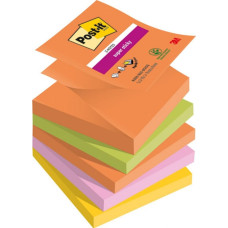 Post-It 3M Karteczki samoprzylepne Post-it® Super Sticky Z-Notes, BOOST, 76x76mm, 5x90 kart.