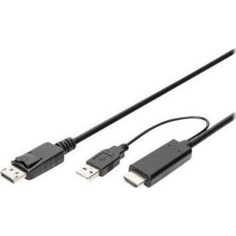 Assmann 2M HDMI TO DP ADAPTER CABLE 2M HDMI TO DP ADAPTER CABLE