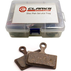 Clarks Klocki hamulcowe CLARK'S SHIMANO FSA CLARKS (XTR M985, M987, M988, M975,M965 XT M785, SLX M666, M675, Deore M615, Alfine R785, FSA K-Force, CLARKS M2) pudełko 25 par organiczne