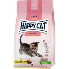 Happy Cat Kitten Farm Poultry, sucha karma, dla kociąt w wieku 2-6 mies, drób, 4 kg, worek