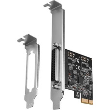 Axagon Kontroler Axagon AXAGON PCEA-P1N PCIe-Adapter mit 1x Parallel-Ports - ASIX AX99100 Chipsatz