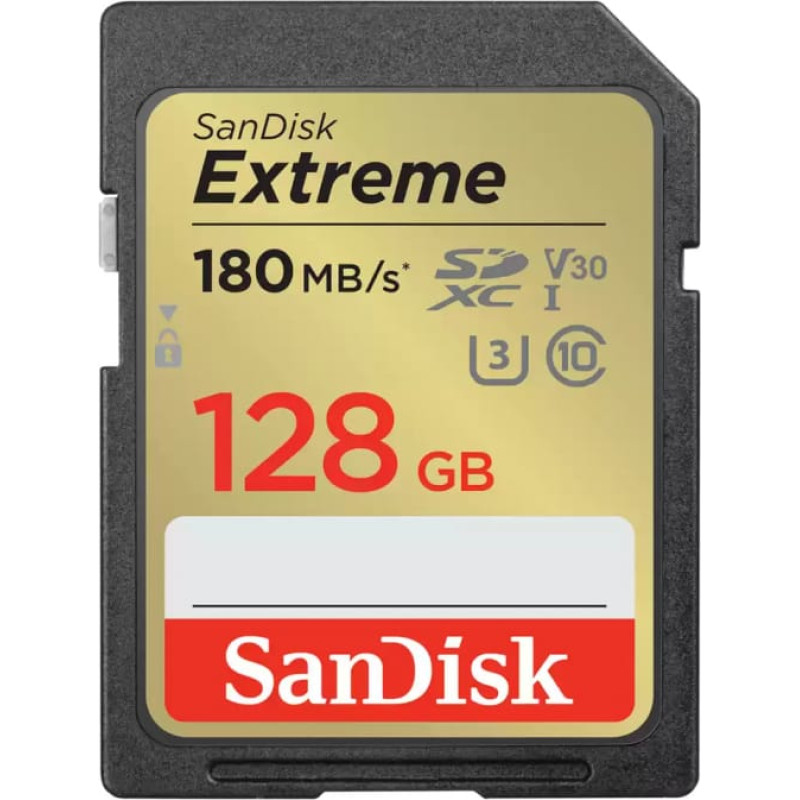 Sandisk EXTREME SDXC 128GB 180/90 MB/s A2