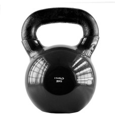 HMS Kettlebell winylowy 28 kg czarny HMS KNV28