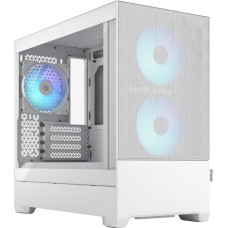 Fractal Design Pop Mini Air RGB white TG Clear Tint, Tower Case (white)