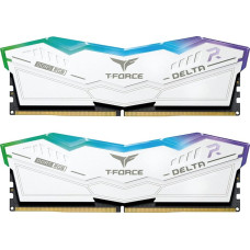 Teamgroup Team Group DDR5 32GB - 5600 - CL - 36 - Dual-Kit - DIMM - FF4D532G5600HC36BDC0, Delta RGB, white