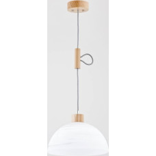 Noname Alfa Holiday 6034901 lampa wisząca zwis 1x60W E27 drewno/szary