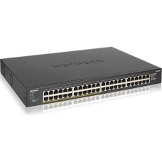 Netgear GS348PP Unmanaged Gigabit Ethernet (10/100/1000) Power over Ethernet (PoE) Black