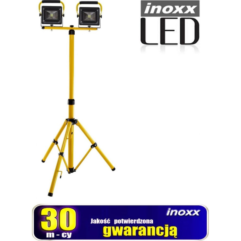 Nvox Naświetlacz przenośny led 50w x2 + statyw teleskopowy 160cm