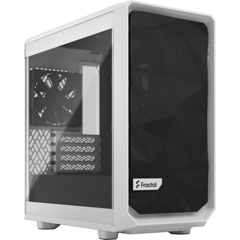 Fractal Design Meshify 2 Mini White TG Clear Tint, Tower Case (white, Tempered Glass)