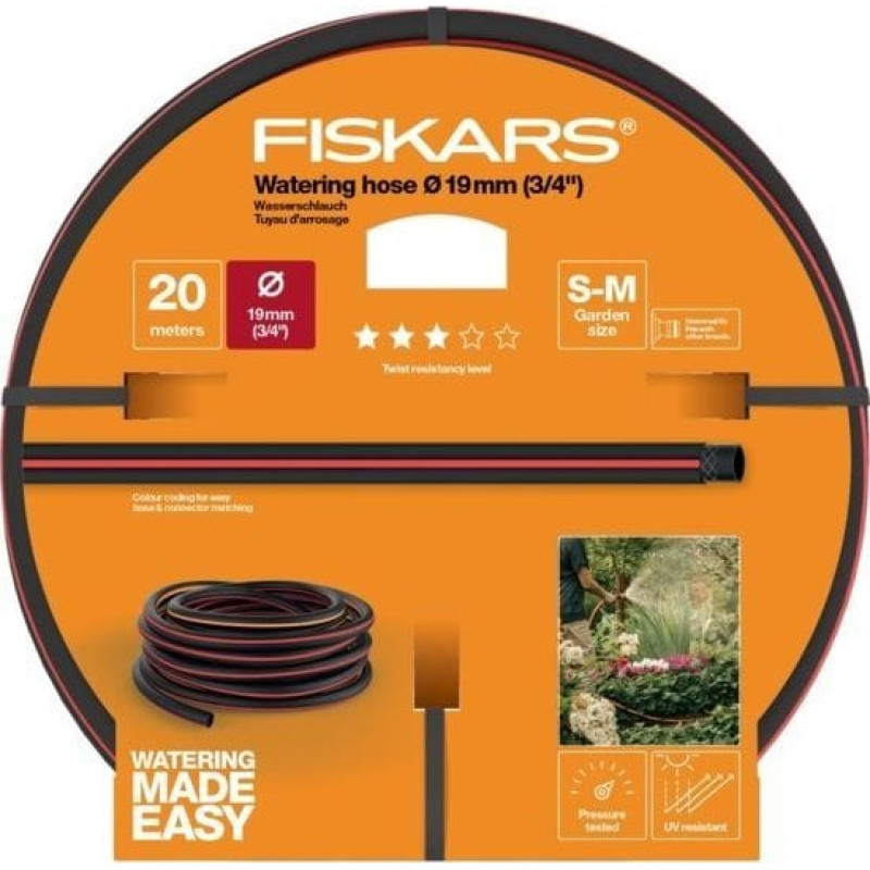 Fiskars wąż ogrodowy Q3, 19mm 3/4'' 20m (1027109)