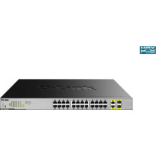 D-Link DGS-1026MP network switch Unmanaged Gigabit Ethernet (10/100/1000) Power over Ethernet (PoE) Black, Grey