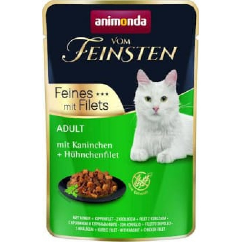 Animonda vom Feinsten Rabbit - wet cat food - 85 g