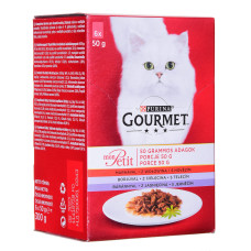 Purina Nestle GOURMET Mon Petit Fish Mix - wet cat food - 6 x 50 g