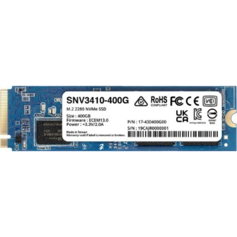 Synology SNV3410-800G 800 GB (PCIe 3.0 x4, NVMe, M.2 2280)