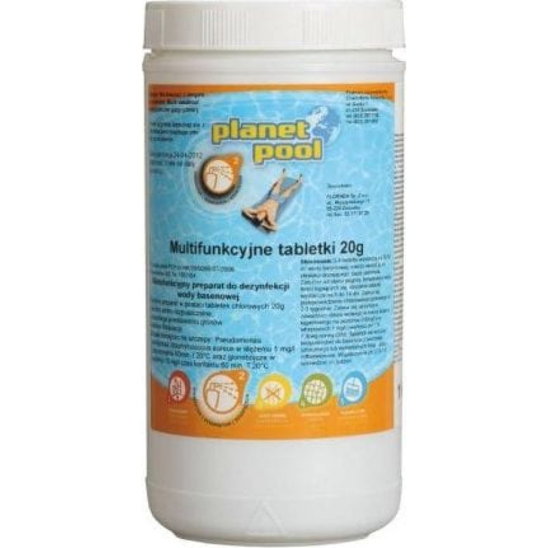 Planet Pool Chemochlor Multitabl 20 gr. 50 szt./ 1 kg