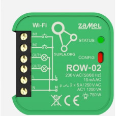 Zamel SUPLA Odbiornik dopuszkowy WI-FI 2-kanałowy dwukierunkowy (ROW-02 SPL10000003)