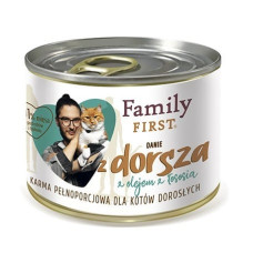 Family First Adult Cod dish - wet cat food - 200g