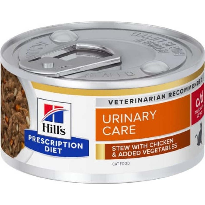 Hill's Feline c/d Urinary Care Stew with Chicken - wet cat food - 82g