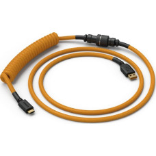 Glorious Pc Gaming Race Glorious Coiled Cable Glorious Gold, USB-C auf USB-A Spiralkabel - 1,37m, gold