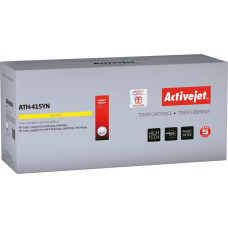 Activejet ATH-415YN toner for HP printer; Replacement HP 415A W2032A; Supreme; 2100 pages; Yellow, with chip