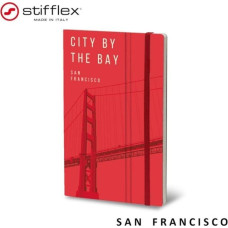 Stifflex Notatnik STIFFLEX, 13x21cm, 192 strony, San Francisco