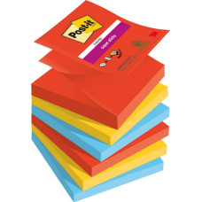 Post-It 3M Karteczki samoprzylepne Post-it® Super Sticky Z-Notes, PLAYFUL, 76x76mm, 6x90 kart.