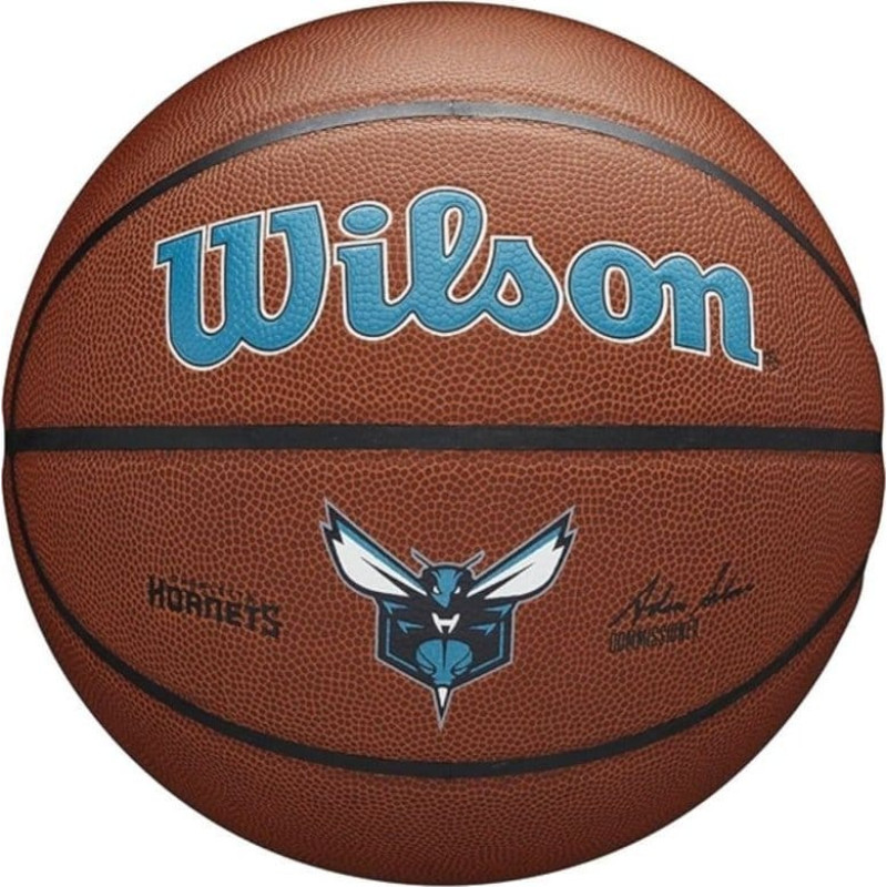 Wilson Team Alliance Charlotte Hornets Ball WTB3100XBCHA Brązowe 7