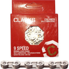 Clarks Łańcuch rowerowy YBN CSL-H9CR SHIMANO CAMPAGNOLO SRAM (9 Biegów, 1/2