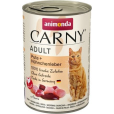 Animonda Cat Carny Adult Turkey with chicken liver - wet cat food - 400g