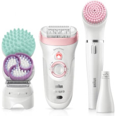 Braun Silk-épil 9 Silk-épil Beauty Set 9 9-995 Deluxe 9-in-1 Cordless Wet & Dry Hair Removal - Epilator, Shaver, Exfoliator, Cleansing Kit for Face & Body