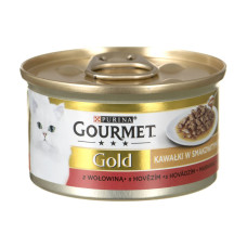 Purina Nestle GOURMET Gold Sauce Delight Beef - wet cat food - 85 g