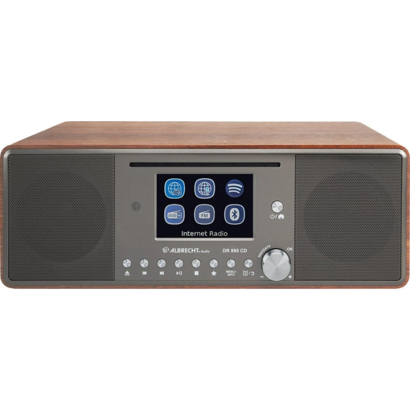 Albrecht DR 895 CD Hybridradio holz