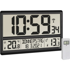 Noname TFA 60.4521.01 XL Radio Clock with Indoor/Outdoor Temperature