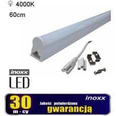 Nvox Świetlówka led liniowa t5 60cm 8w neutralna 4000k lampa natynkowa zintegrowana z oprawą