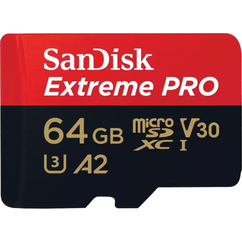 Sandisk EXTREME PRO microSDXC 64GB 200/90 MB/s A2