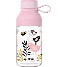 Quokka Ice Kids with strap - Butelka na wodę z tritanu 430 ml z paskiem (Birds)