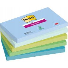 Post-It 3M Karteczki samoprzylepne Post-it® Super Sticky, OASIS, 76x127mm, 5x90 kart.