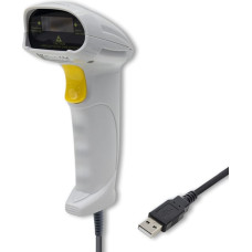 Qoltec 50877 Laser scanner 1D | USB | White