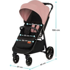 Kinderkraft wózek spacerowy Grande + pink 22kg