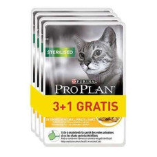 Purina Nestle PURINA Pro Plan Sterilised Chicken - wet cat food - 85g 3+1