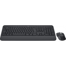 Logitech Zestaw bezprzewodowy klawiatura + mysz Logitech MK650 grafitowa 920-011004