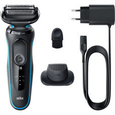 Braun Series 5 51-M1200s, razor (black/turquoise)