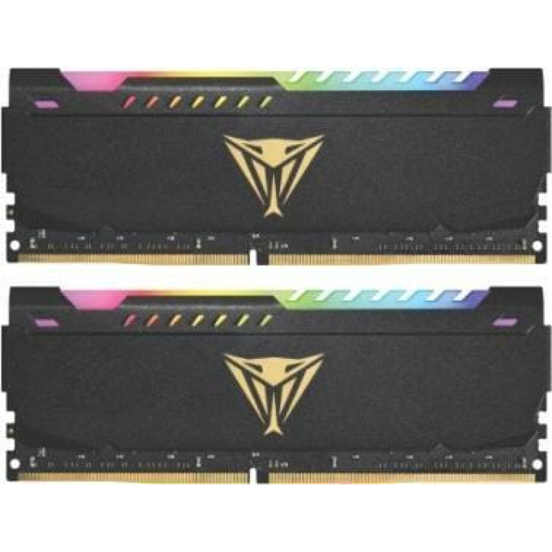 Patriot DIMM 32 GB DDR4-3600 (2x 16 GB) Dual-Kit (schwarz, PVSR432G360C8K, Viper Steel RGB, INTEL XMP)