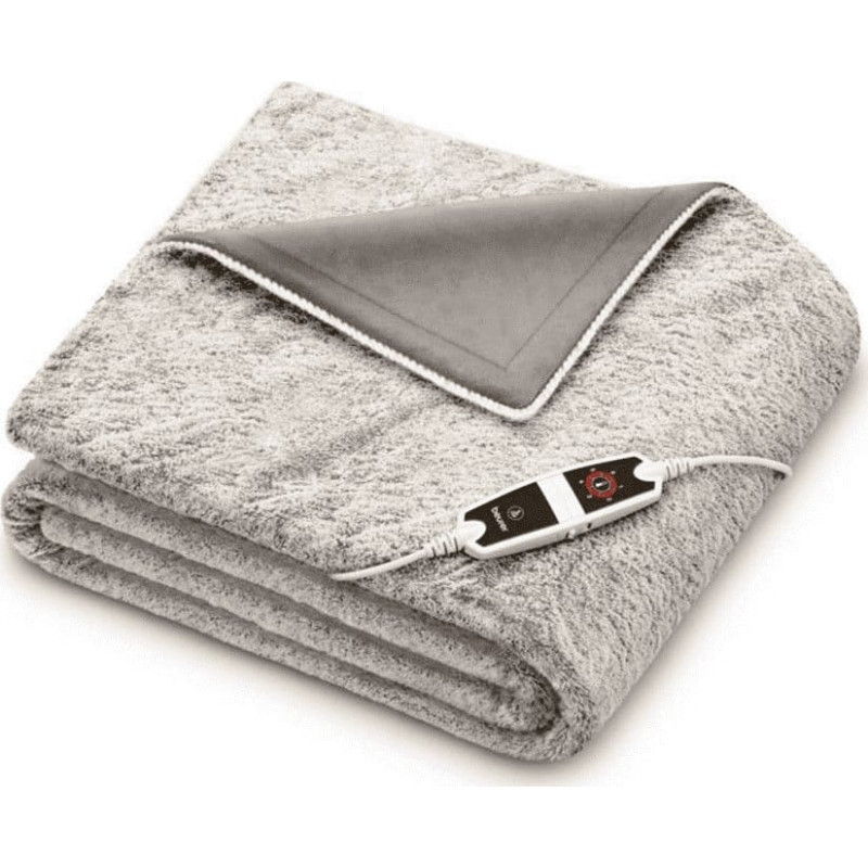 Beurer XXL Heat blanket HD 150 Nordic, electric blanket (grey, 150 x 200 cm)